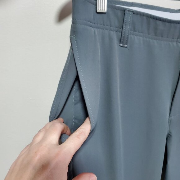 UNDER ARMOUR UA Drive Straight Leg Golf Pants Stretch Downpour Grey Men 34 x 32" - Picture 3 of 15